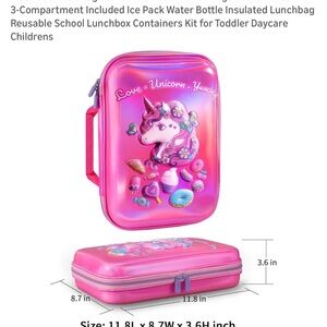 Amazon Pink Unicorn Lunchbox for Kids
